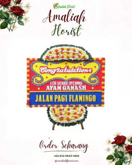 Sewa Papan Bunga Trahan